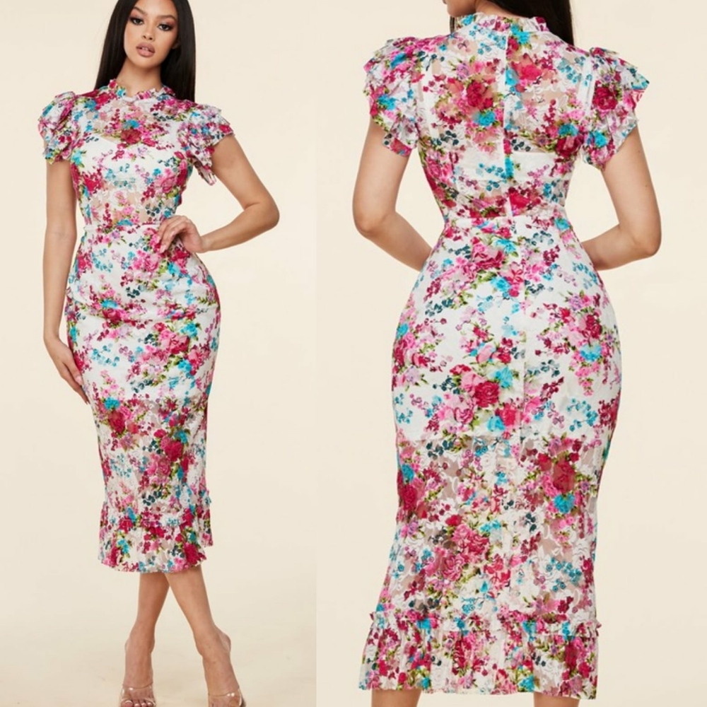 Floral Midi Dress